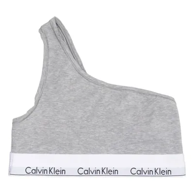 Bralette (Grijs, Wit) van Calvin Klein Katoen, Elastaan, Modal