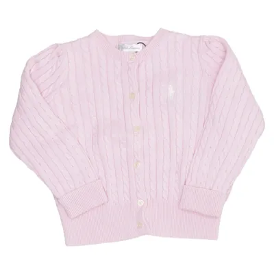 Cardigan (Pink) fra Ralph Lauren Bomuld