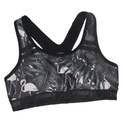 Sport-bh (Zwart, Meerkleurig) van Stronger Elastaan, Polyester