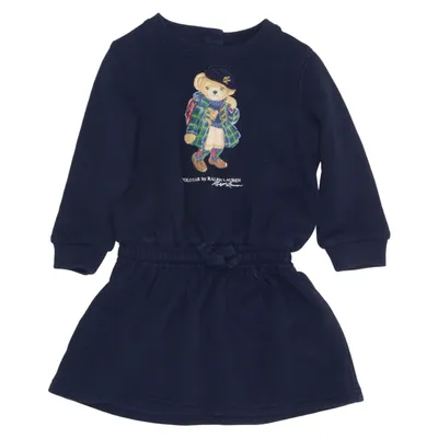 Robe (Bleu) de Ralph Lauren Coton, Polyester