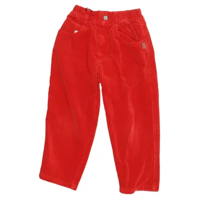 Corduroy pants (Red) from Kenzo Jungle Cotton