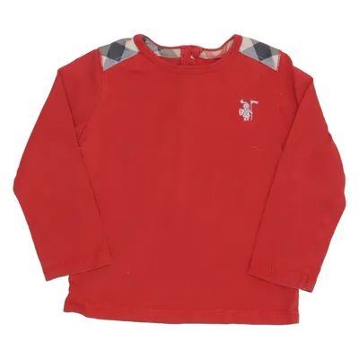 Långärmad t-shirt (Röd) från Burberry Children Bomull
