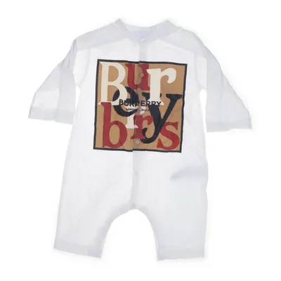 Barboteuse (Blanc, Marron, Noir) de Burberry Coton