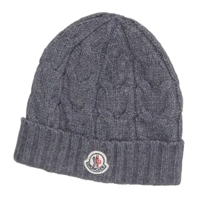 Beaniehue (Grå) fra Moncler Akryl, Uld