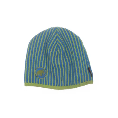 Bonnet (Bleu, Vert) de Mammut Acrylique, Laine