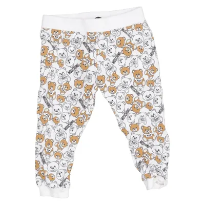 Sweatpants (White, Brown) from Moschino Baby Cotton, Elastane