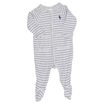 Rompers (Gray, White, Blue) from Ralph Lauren Cotton