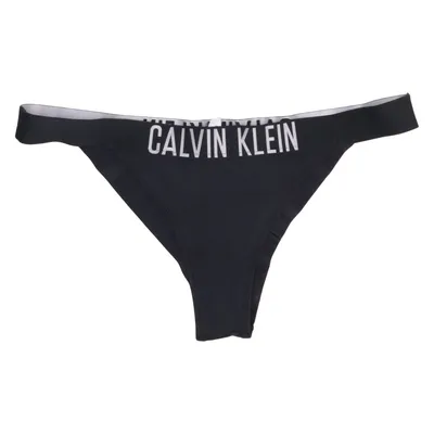 Bikini bottom (Black) from Calvin Klein Swimwear Elastane, Polyamide