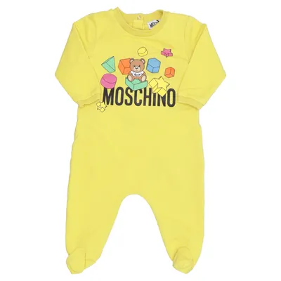Rompers (Muy038 Lda12) from Moschino Baby Cotton, Elastane