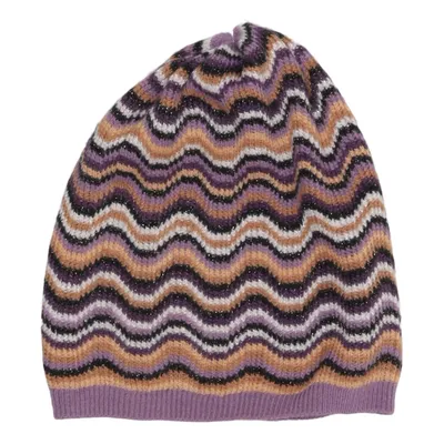 Beaniehue (Lilla, Flerfarvet) fra Missoni Lindex Akryl, Uld