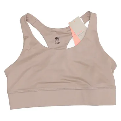 Sports bra (Beige) from H&M Sport Elastane, Polyamide, Polyester