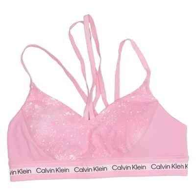 Sports bra (Pink, White) from Calvin Klein Performance