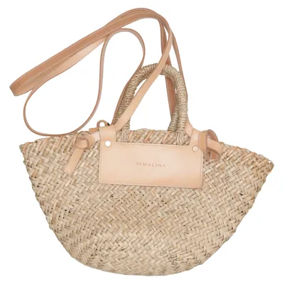 Beach bag (Beige, Brown) from By Malina Leather