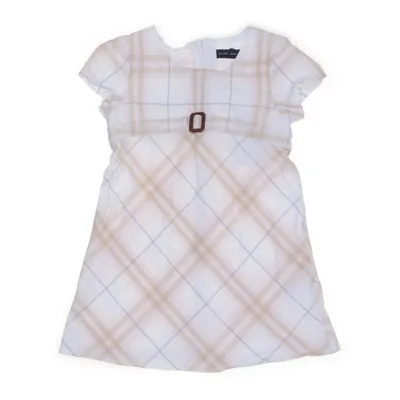 Klänning (Vit, Beige, Flerfärgad) från Burberry Bomull