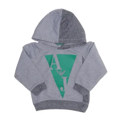 Huvtröja (Grå) från Armani Junior Bomull, Polyester