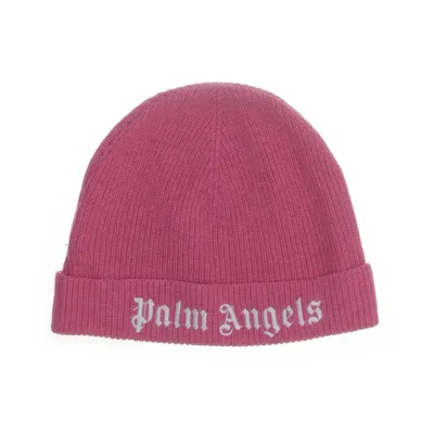 Beaniemössa (Rosa) från Palm Angels Kashmir, Polyamid, Ull, Viskos