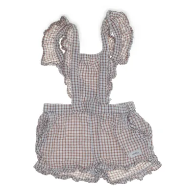 Korte tuinbroek (Beige, Wit) van Newbie by KappAhl Katoen