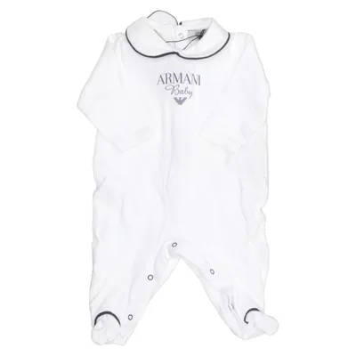 Rompertjes (Wit) van Armani Baby Katoen