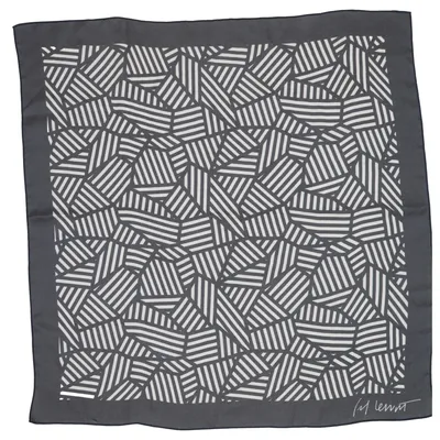 Neckerchief (Black, White) from Inoui Editions Recycled cotton