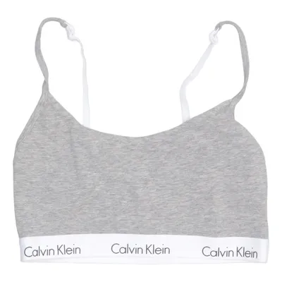 Bralette (Grå, Hvid) fra Calvin Klein Bomuld, Elastan