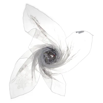 Neckerchief (Gray, Multicolored) from Alexander McQueen Silk