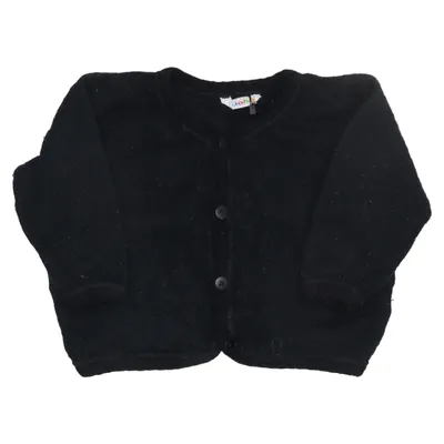 Cardigan (Zwart) van Joha Merinowol