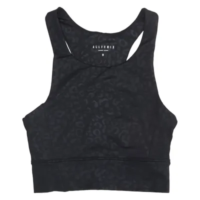 Sports bra (Black) from Allfenix Elastane, Polyester
