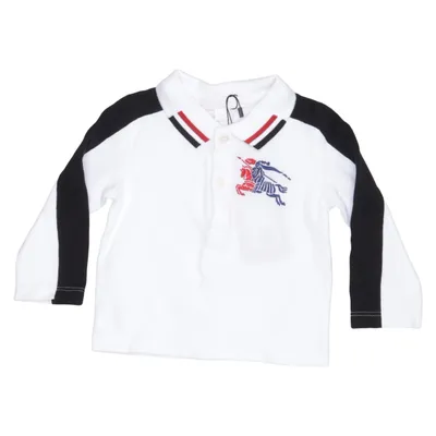 Rugby Shirt (Weiß) von Burberry Children