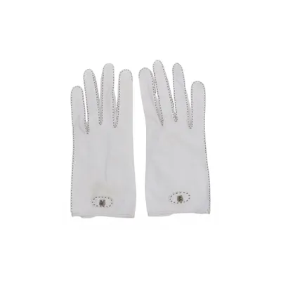 Fingerless gloves (White) from Etienne Aigner
