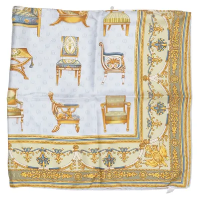 Shawl (Gold, Blue, Multicolored) from Gucci Silk