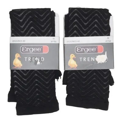 Leggings (Zwart) van Ergee Elastaan, Polyamide