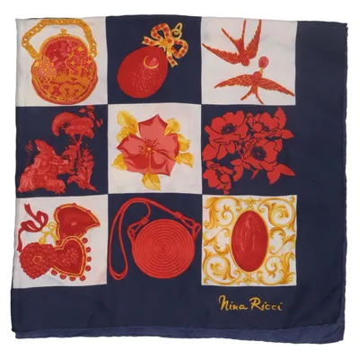 Châle (Bleu, Multicolore) de Nina Ricci