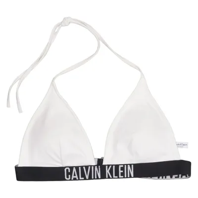 Haut de bikini (Blanc, Noir) de Calvin Klein Swimwear Élasthane, Polyamide