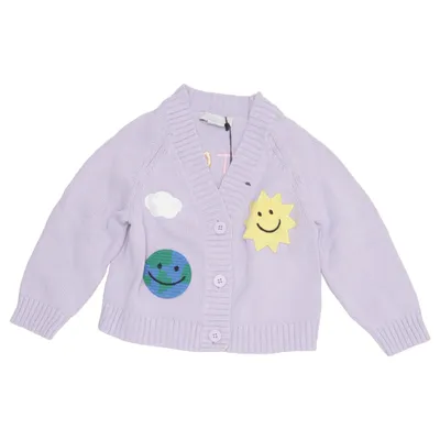 Cardigan (Violet, Multicolore) de Stella McCartney Kids