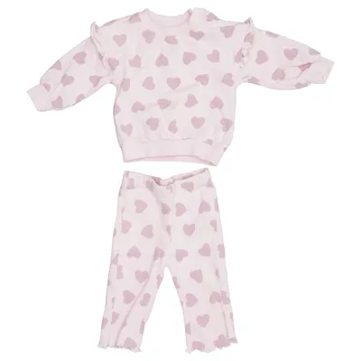 Ensemble (Rose) de MyWear Baby Élasthane, Coton biologique