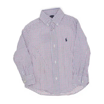 Buttondown-skjorta (Vit, Blå, Röd) från Ralph Lauren Bomull