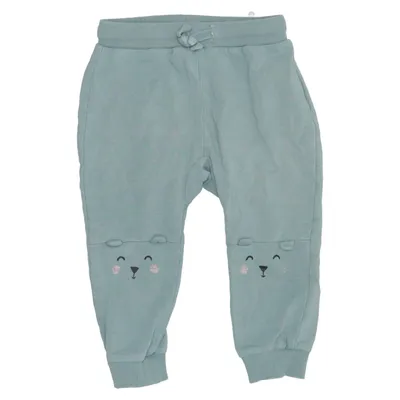 Sweatpants (Green) from Lindex Baby Cotton, Elastane