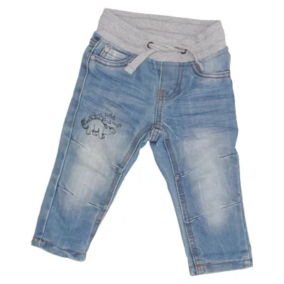 Jean (Bleu, Gris) de Dopo Dopo Baby Coton, Élasthane, Polyester, Viscose