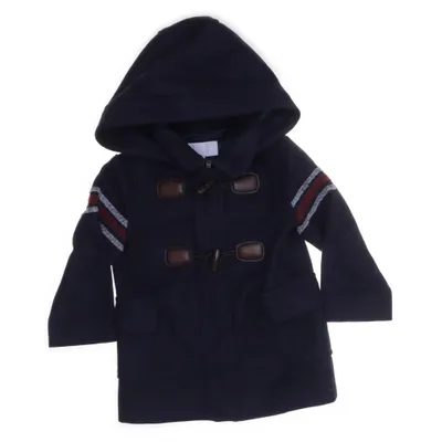 Duffle coat (Blue) from Gucci Cashmere, Cupro, Nylon, Leather, Wool, Viscose