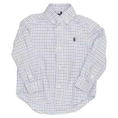 Overhemd (Wit, Blauw) van Ralph Lauren Katoen