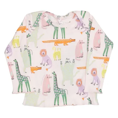 T-shirt à manches longues (Rose, Multicolore) de Stella McCartney Kids Coton