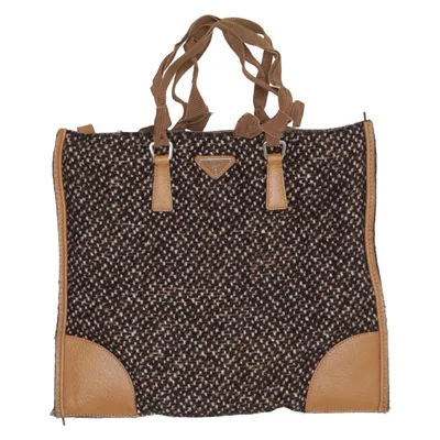Handbag (Tweed Tote Bag) from Prada