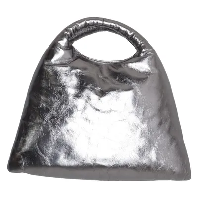 Handbag (Silver) from COS Leather, Cotton
