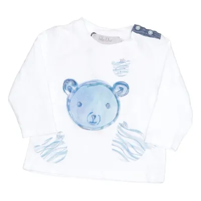 Long sleeve T-shirt (White, Blue) from Baby Dior Cotton