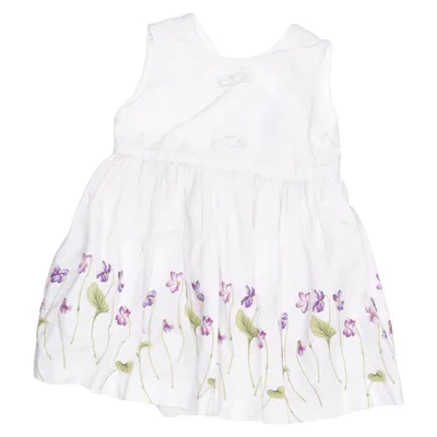 Klänning (Vit, Lila, Grön) från Baby Dior Bomull