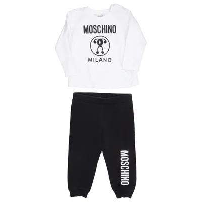 Loungewear (Black, White) from Moschino Baby Cotton, Elastane