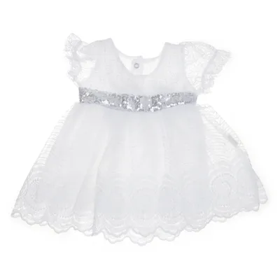 Brudnäbbsklänning (Vit, Silverfärgad) från Tufitto