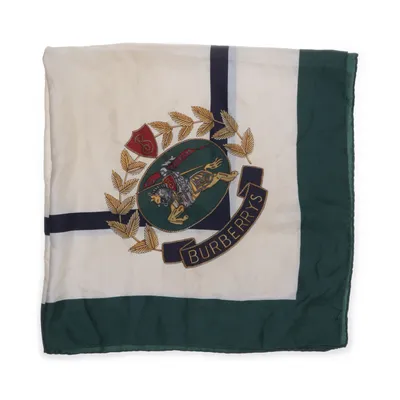 Cache-col (Blanc, Vert, Multicolore) de Burberry