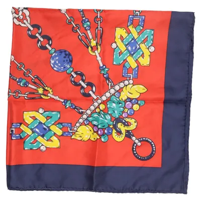 Halsdoek (Rood, Meerkleurig) van Must de Cartier Zijde