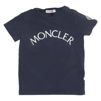 T-shirt (Blauw) van Moncler Katoen, Elastaan, Polyester
